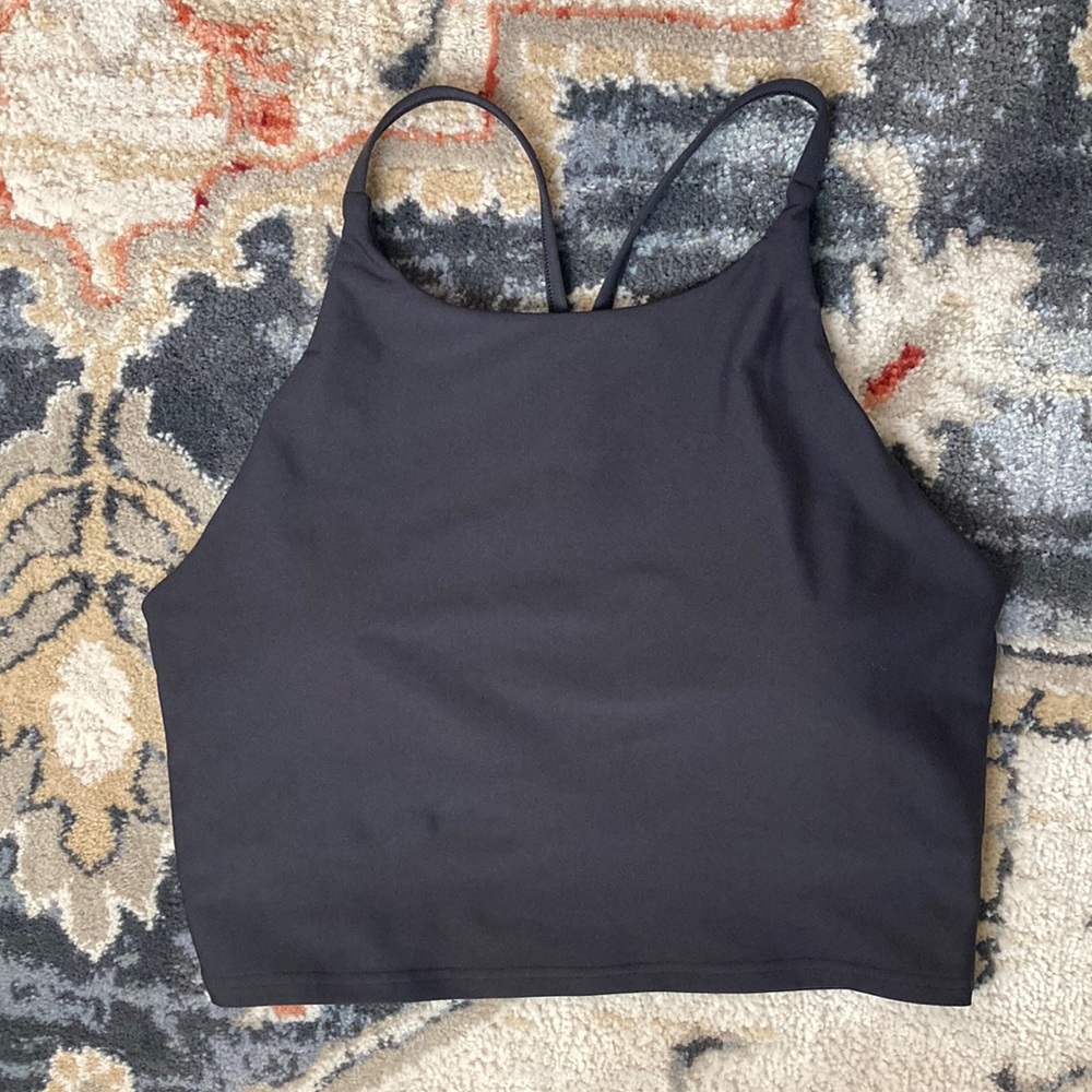 NWOT Old Navy ACTIVE Powersport Black Sports Bra size L